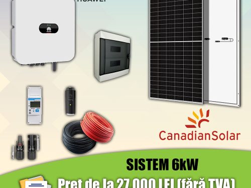 Sistem fotovoltaic Canadian Solar 6kW